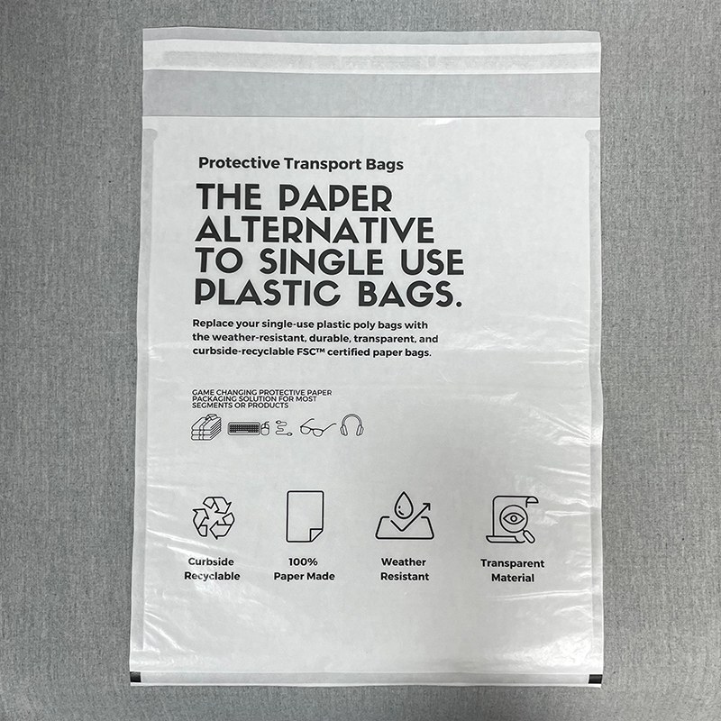 أكياس ورق زجاجية قابلة للتحلل مخصصة من البلاستيك الشركة المصنعة للتغليف الشفاف مجانًا