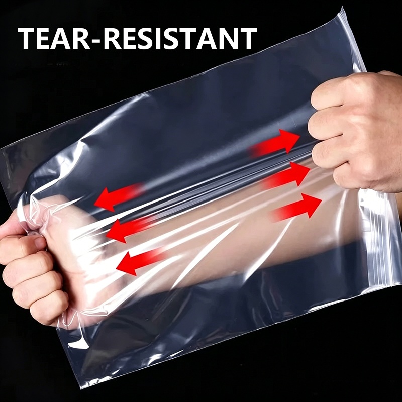 Recycled Zipper Poly Bag